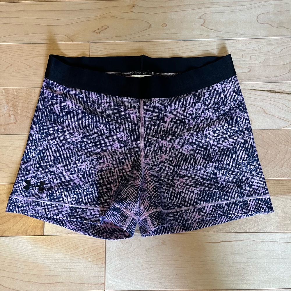 Jordan Purple Athletic Shorts with Abstract Pattern